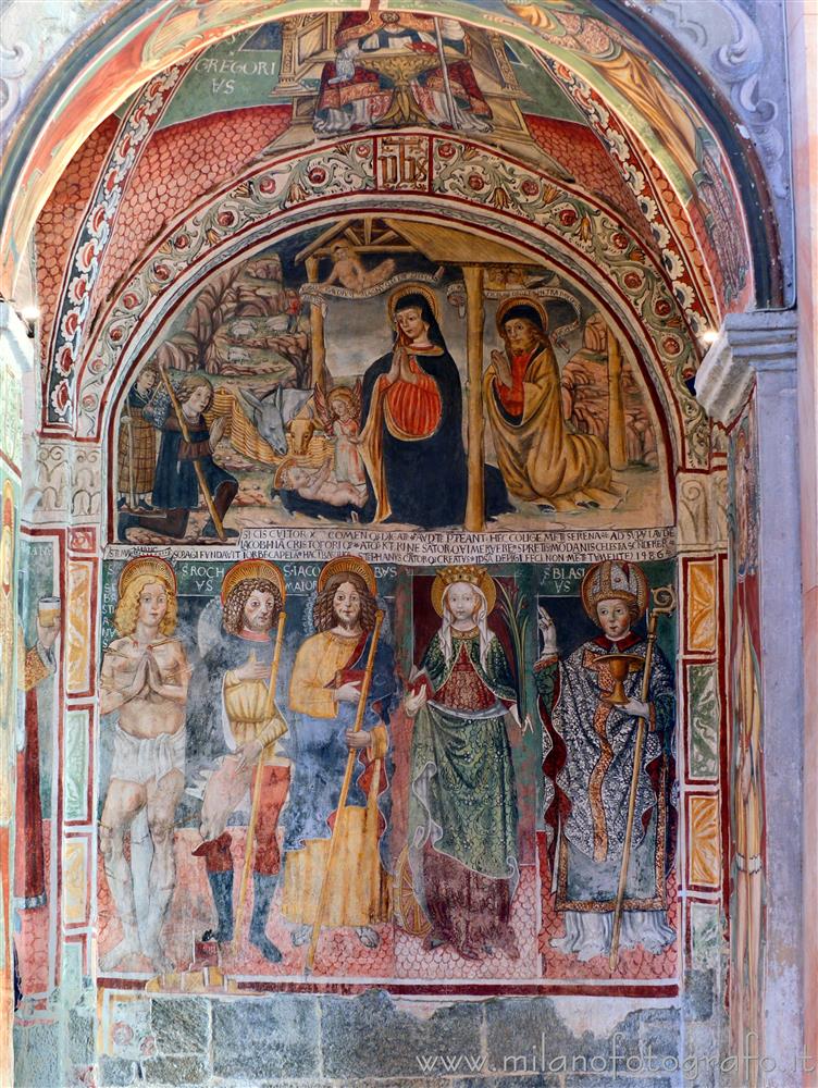 Orta San Giulio (Novara) - Cappella della terza campata destra della Basilica di San Giulio